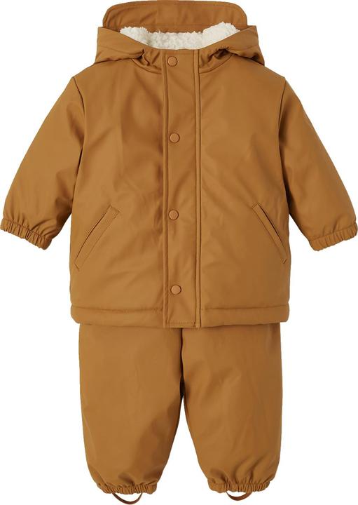 Produktbild Vertbaudet Baby-Set: Thermo-Regenjacke mit Webpelz und Matschhose, Recycling-Polyester (92)