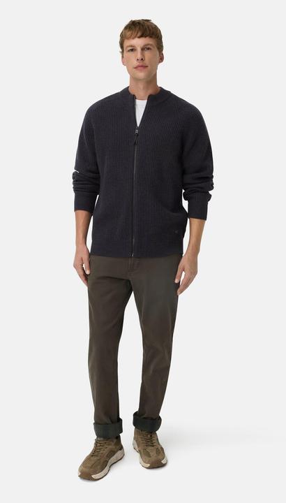 Immagine prodotto Camel Active Strickjacke aus reiner Wolle mit Stehkragen (M)
