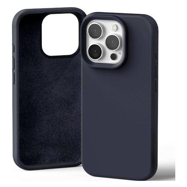 Mercury Silicone iPhone 16 Pro 6,3" granatowy /navy (Apple iPhone 16 Pro), Smartphone Hülle, Blau