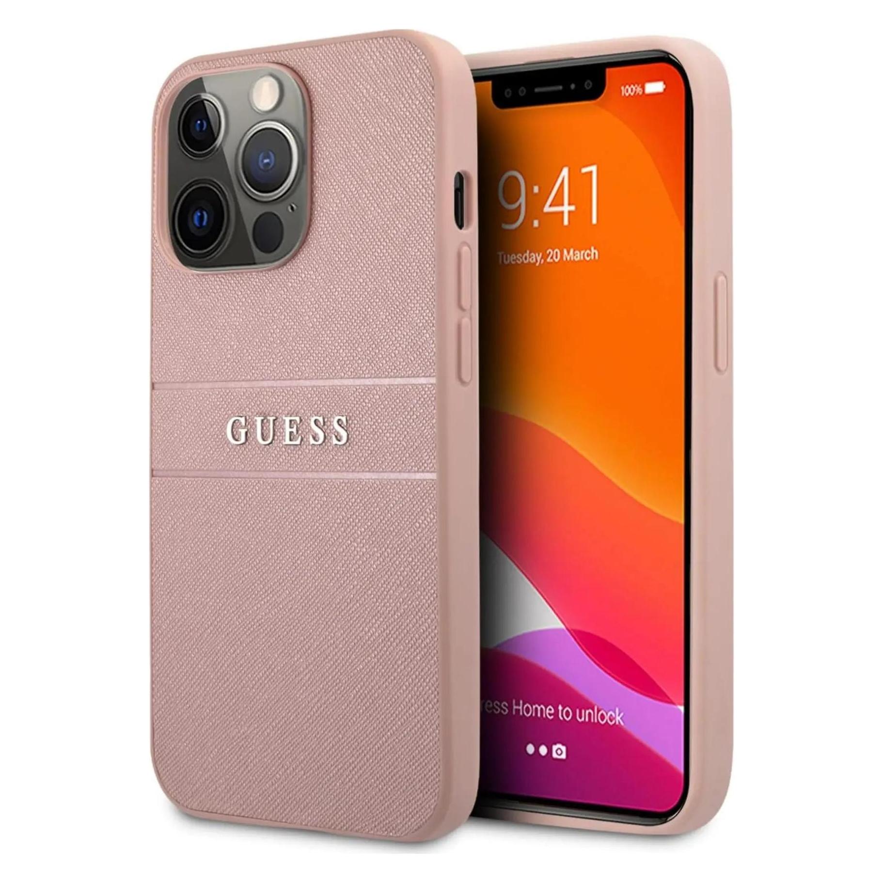 Guess Case (Apple IPhone 13 Pro Max), Smartphone Hülle, Pink