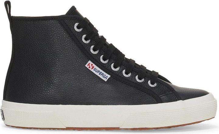 Actual product image Superga Unisex Adult 2750 Tumbled Leather Mid Cut Trainers (37)
