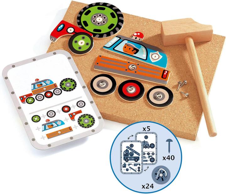 Image du produit Djeco Tap Tap Fahrzeuge (Multilingue)