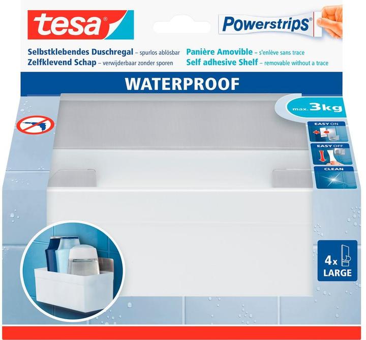 Actual product image tesa Powerstrips WP (18.5 x 11 x 20 cm)