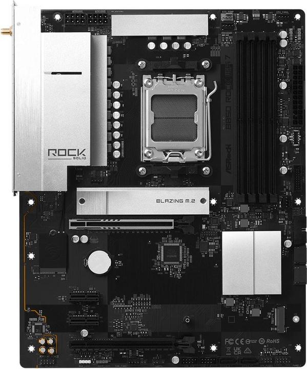 AsRock MB AMD AM5 B850 Rock WiFi 7 (AM5, AMD B850, ATX)