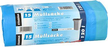 Actual product image Papstar Waste bag 120 l, 15 pieces (15 x, 120 l)