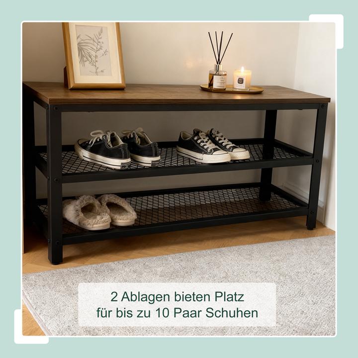 Produktbild Relaxdays Schuhbank (100 x 30 x 45 cm)