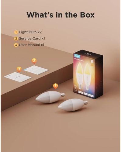 Produktbild Govee Smart Light Bulb E14 (E14, 450 lm, 2x)