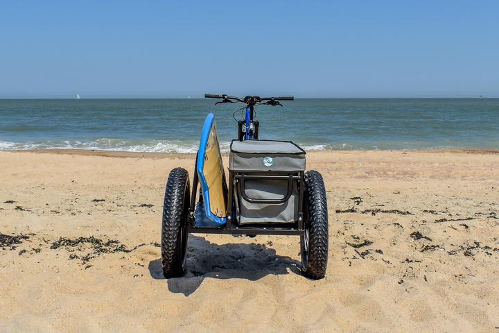 Actual product image 9WS Remorque vlo spcial plage - roues fat bike