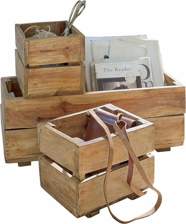 Immagine prodotto Loberon Cofanetto di 3 Madina marrone (50)