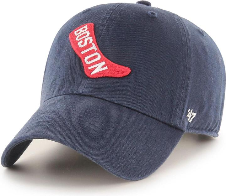 Actual product image 47 Brand Strapback Cap - CLEAN UP Boston Red Sox navy