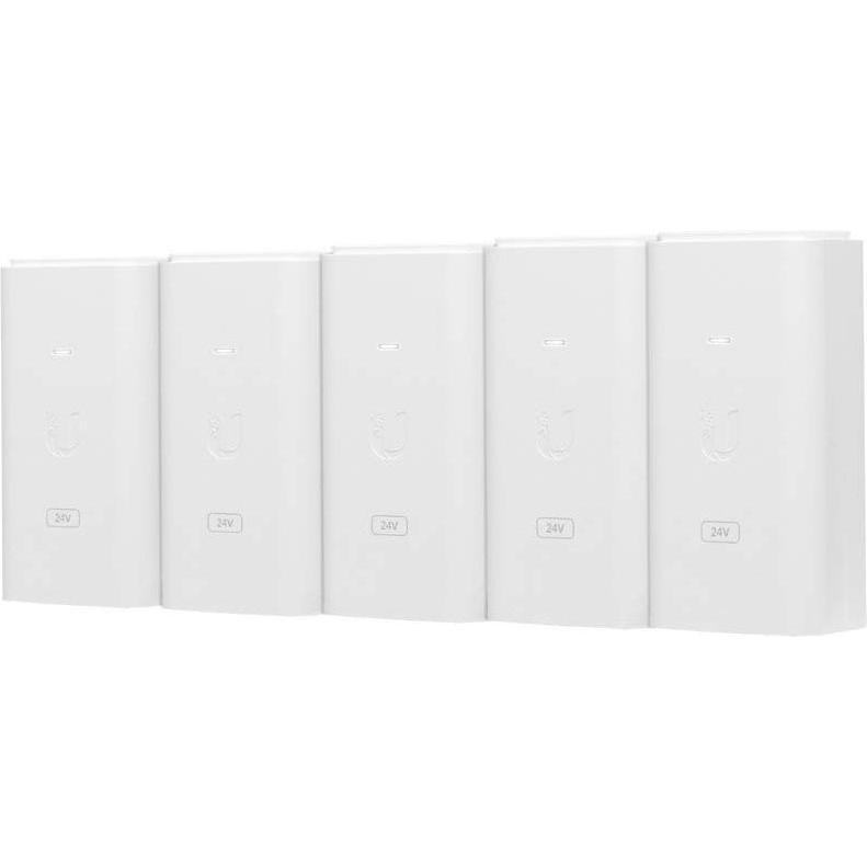 Ubiquiti Passive PoE GE Injector: 24V, 24W (Passive 24V PoE-in, 24 W) (POE-24-24W-5P)