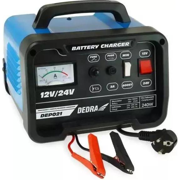 Dedra, Batterieladegerät, Batterie-Ladegerät 12/24V 25-180Ah (12V)