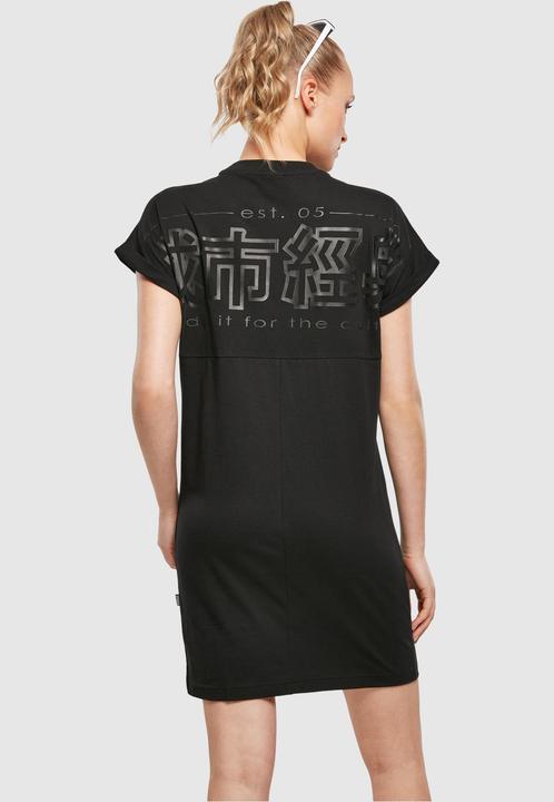 Actual product image Urban Classics Ladies Cut On Sleeve Printed Tee Dress (S)