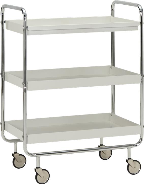 Image du produit House Doctor Trolley, HDRoll, Large, Silver finish
