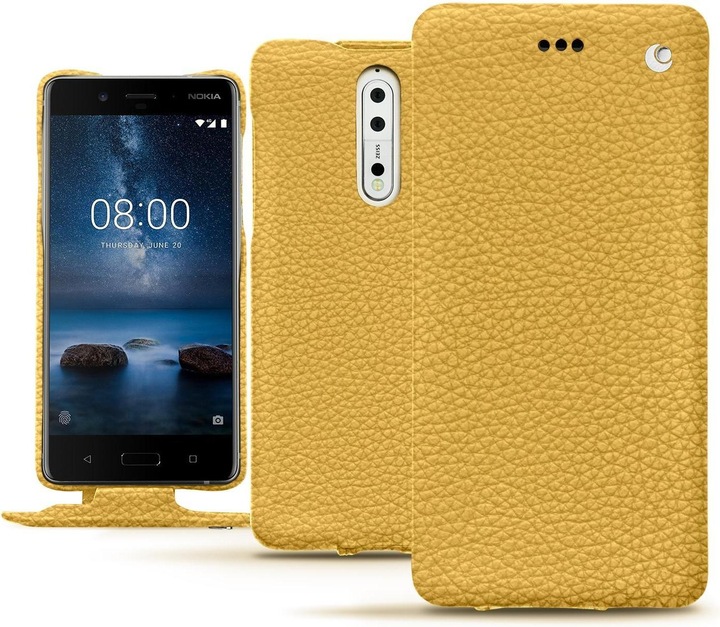 Noreve Lederschutzhülle vertikal (Nokia 8)