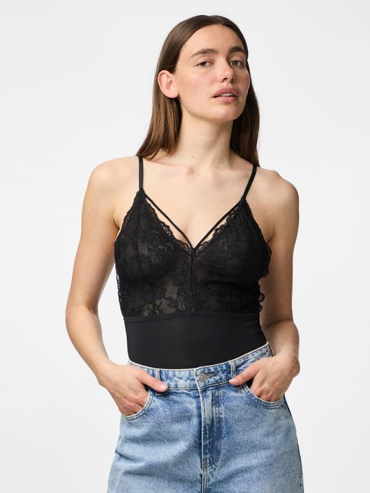 Produktbild Pieces Riemchen Spitzen Ärmelloser Body (S)