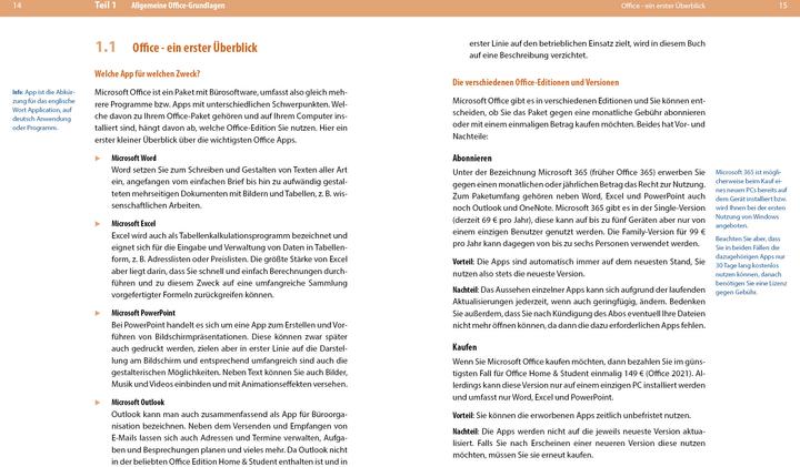 Actual product image Microsoft Office für Senioren - Word, Excel und PowerPoint (German, Inge Baumeister, Anja Schmid, 2023)