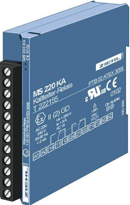 Actual product image Ziehl PTC thermistor tripping device MS 220 KA T222445.CO 200