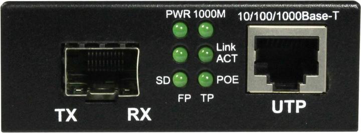 Produktbild Allnet Medien Konverter 10/100/1000BaseT-1000BaseSX/LX SFP (mini-GBIC)