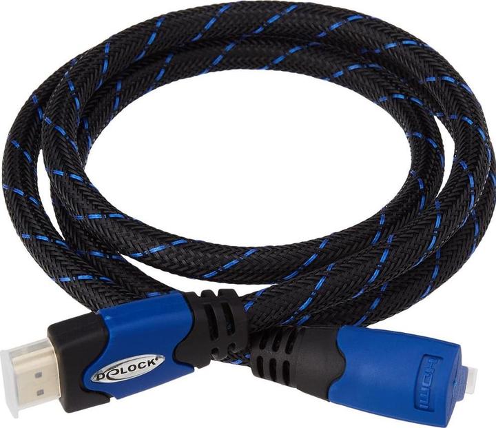 Produktbild Delock HDMI (Typ A) — HDMI (Typ A) (1 m)