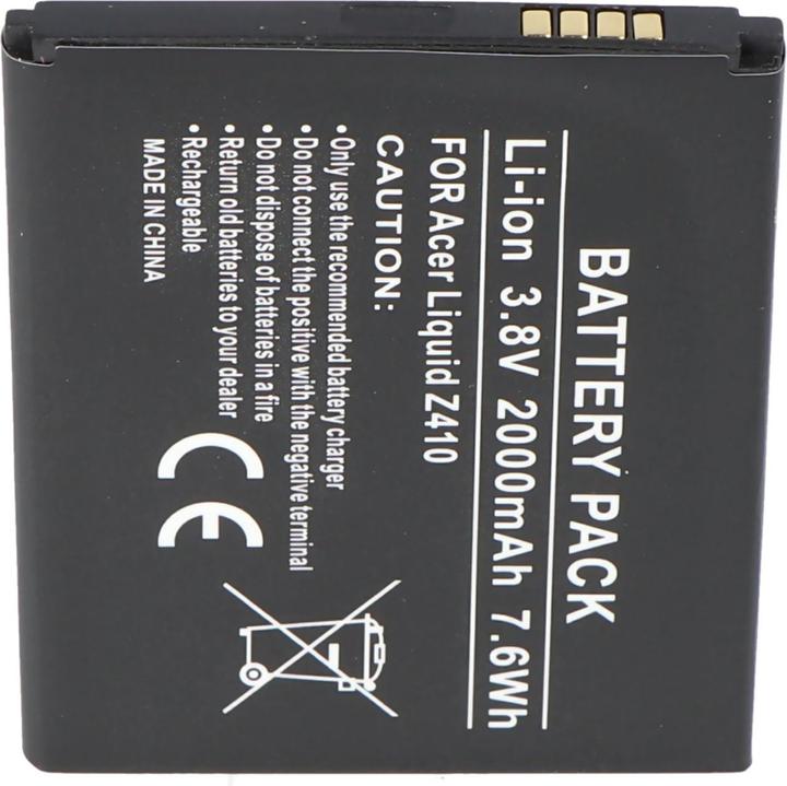 Actual product image AccuCell Battery Acer Liquid Liquid M330, Liquid M330 Dual SIM