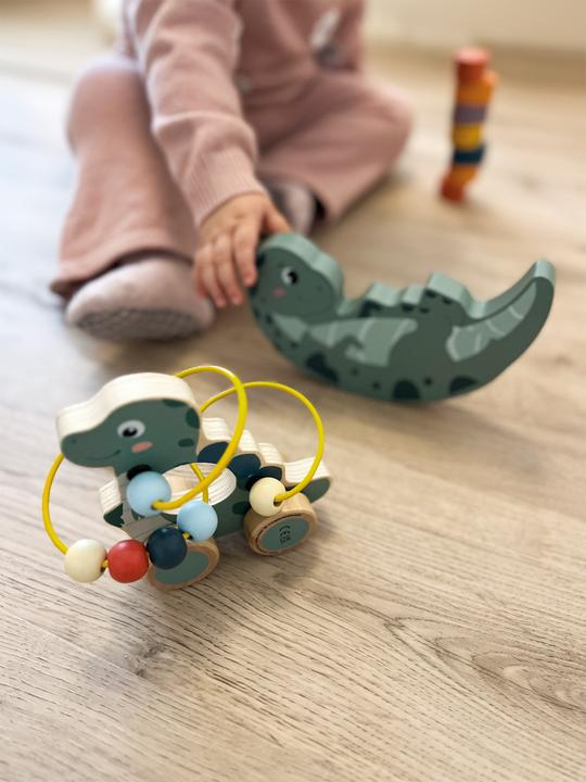 Image du produit small foot Dinosaure à pousser avec circuit de motricité « Dino » FSC 100%