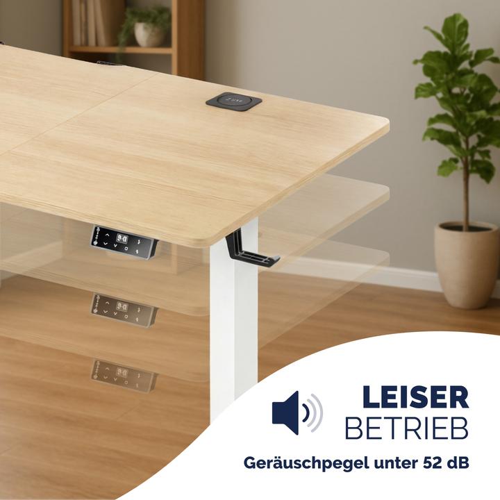 Image du produit Casaria Höhenverstellbarer Schreibtisch