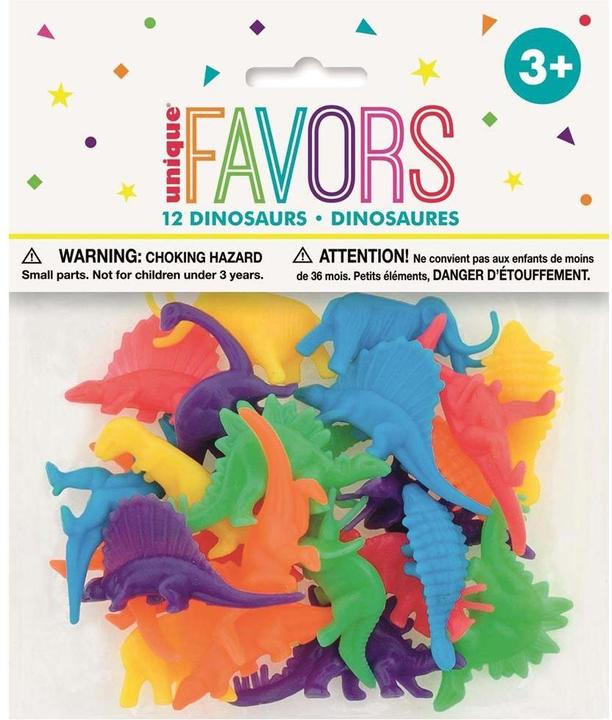 Image du produit Unique Dinosaures en plastique (12 pièces) (12 pcs)
