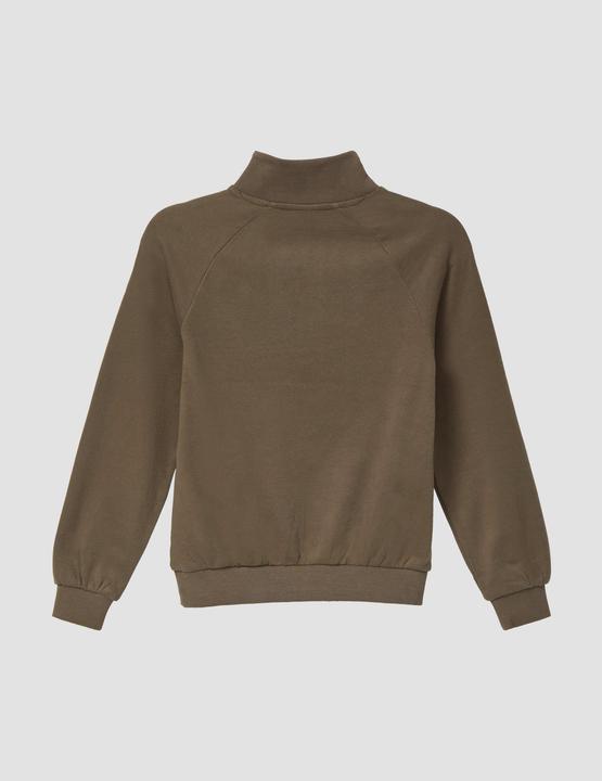 Produktbild s.Oliver Sweatshirt Sweatshirt mit Troyer-Kragen (146, 152)