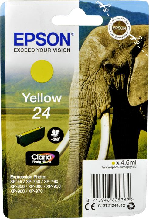 Immagine prodotto Epson 24 Claria Photo HD (Y)