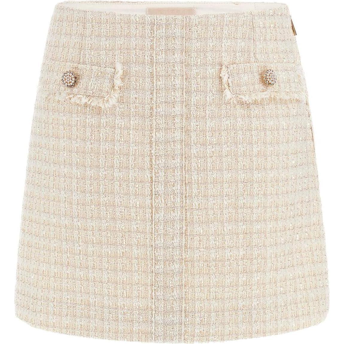 Guess, Damen, Röcke, Daphnee, Weiss, (XL)