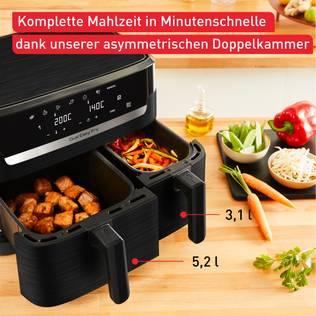 Productafbeelding Tefal EY901N Dual Easy Fry Essential, zwart