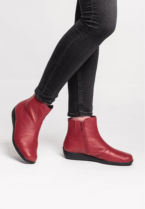 Actual product image Vitaform Stiefeletten Damen Weite H Hirschleder (40)