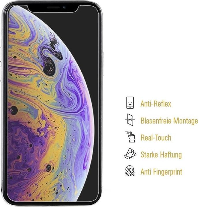 Produktbild Protectorking 2x Premium Displayschutzfolie Matt Entspiegelt (2 Stk., Apple iPhone XS Max)
