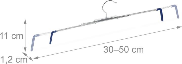 Actual product image Relaxdays Stretch Pants Holders Pack of 10 (10 x)