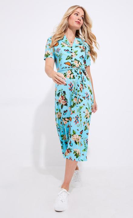 Actual product image Joe Browns Butterfly Collar Knee-Length Dress (34)