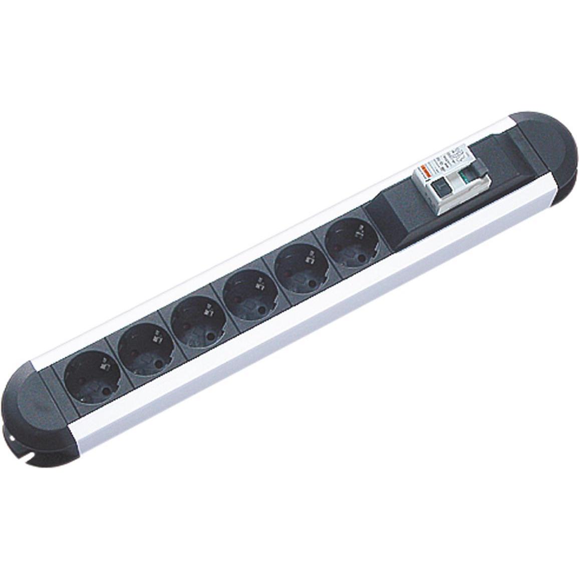 Bachmann, Steckdosenleiste, PRIMO 6xCEE7/3 1xFI power 2m (6 x, CEE 7/3, 1.75 m)