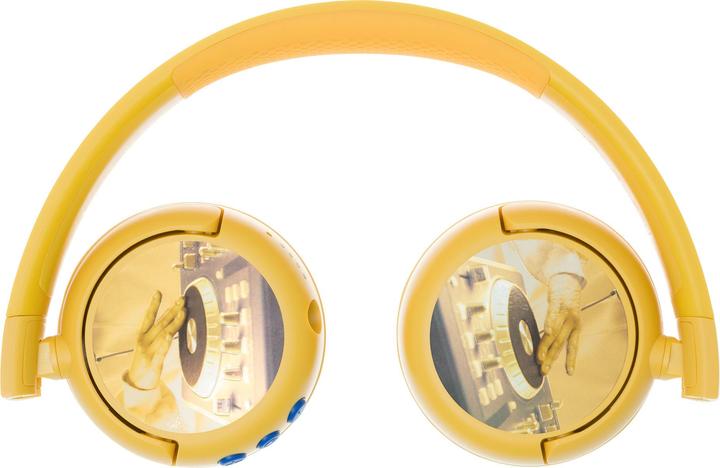 Productafbeelding Buddyphones kinderkoptelefoon draadloos POPFun (Geel)