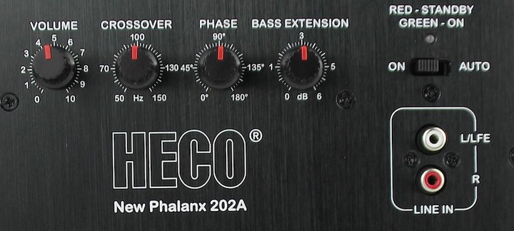 Actual product image Heco New Phalanx 202A (350 W)