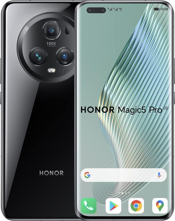 Honor Magic5 Pro (512 GB, Black, 6.81", SIM + eSIM, 50 Mpx, 5G)