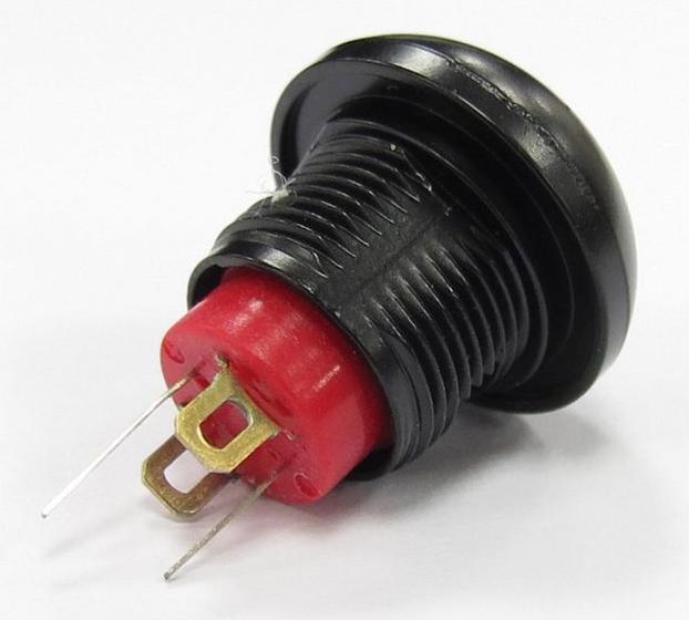 Actual product image RS PRO Push-button switch Red illuminated Panel mounting, ON-OFF switch, 1-pole 50V dc / 250V ac