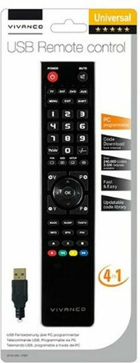 Produktbild Vivanco Ur 40 USB (Universal Fernbedienung)