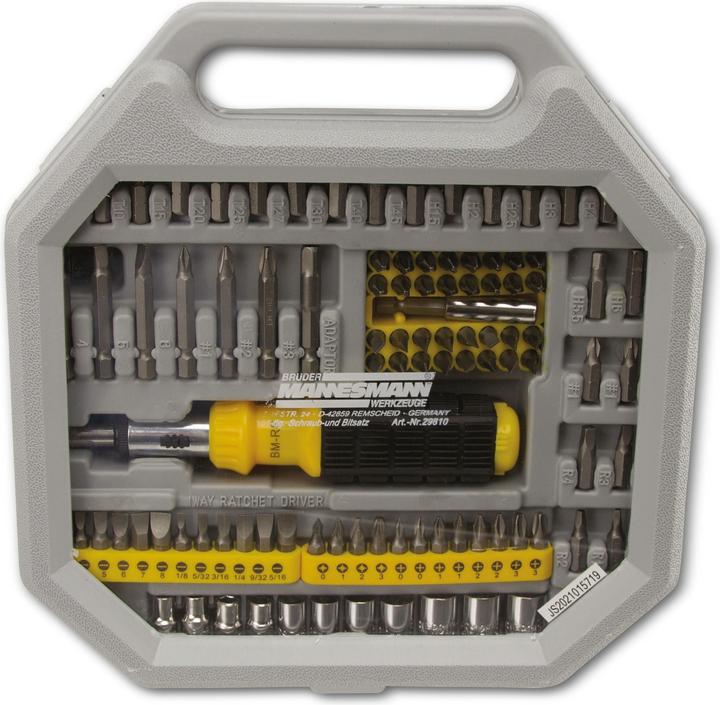 Produktbild Mannesmann Bit-Set 101teilig M29810 48054