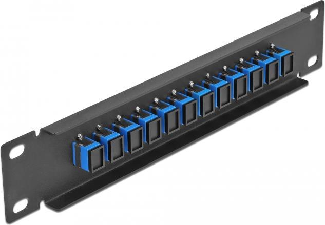 Immagine prodotto Delock 10? LWL Patchpanel 12 porte SC Simplex blu 1 U nero