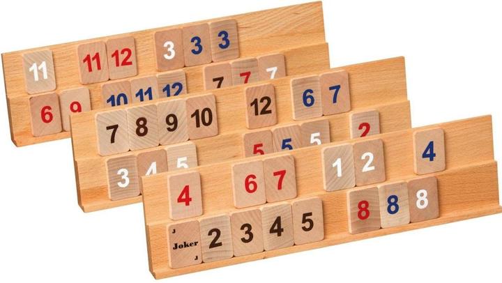 Produktbild Philos Rummy in Holzkassette (Deutsch, Französisch, 2 - 4 Spieler)