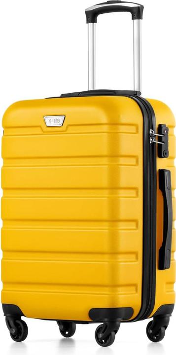 Coolife Hartschalen-Handgepäckkoffer mit TSA-Schloss (38 l)