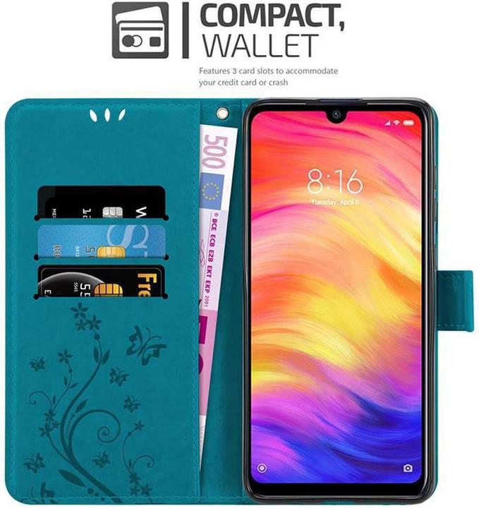 Image du produit Cadorabo Pochette Flower Book (Xiaomi Redmi Note 7)