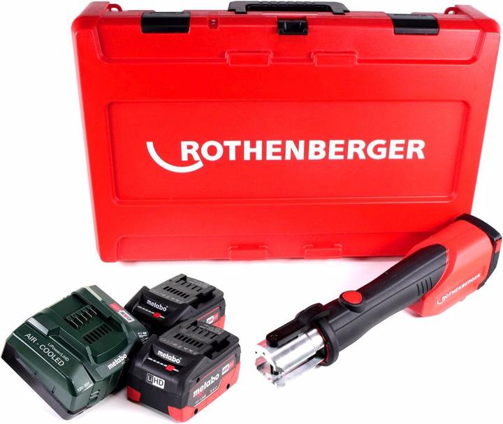 Produktbild Rothenberger ROMAX 4000 Akku Pressmaschine 18V elektrohydraulisch + 1x Akku 5,5Ah + Ladegerät + Koff