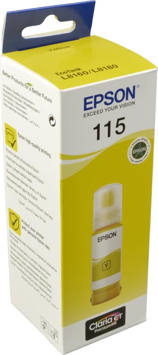 Image du produit Epson EcoTank 115 - 70 ml - jaune - Original - Encre de recharge (Y)