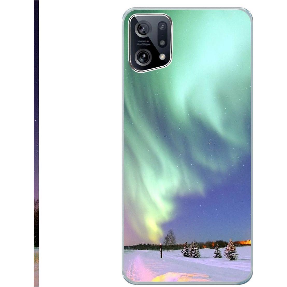 König Design Hülle Handy Schutz für Oppo Find X5 Case Cover Tasche Bumper Etuis Backcover TPU (Oppo Find X5), Smartphone...